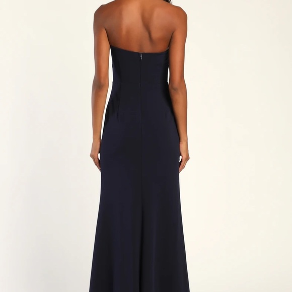 Royal Blue Mermaid Style Dress - Picture 4 of 5